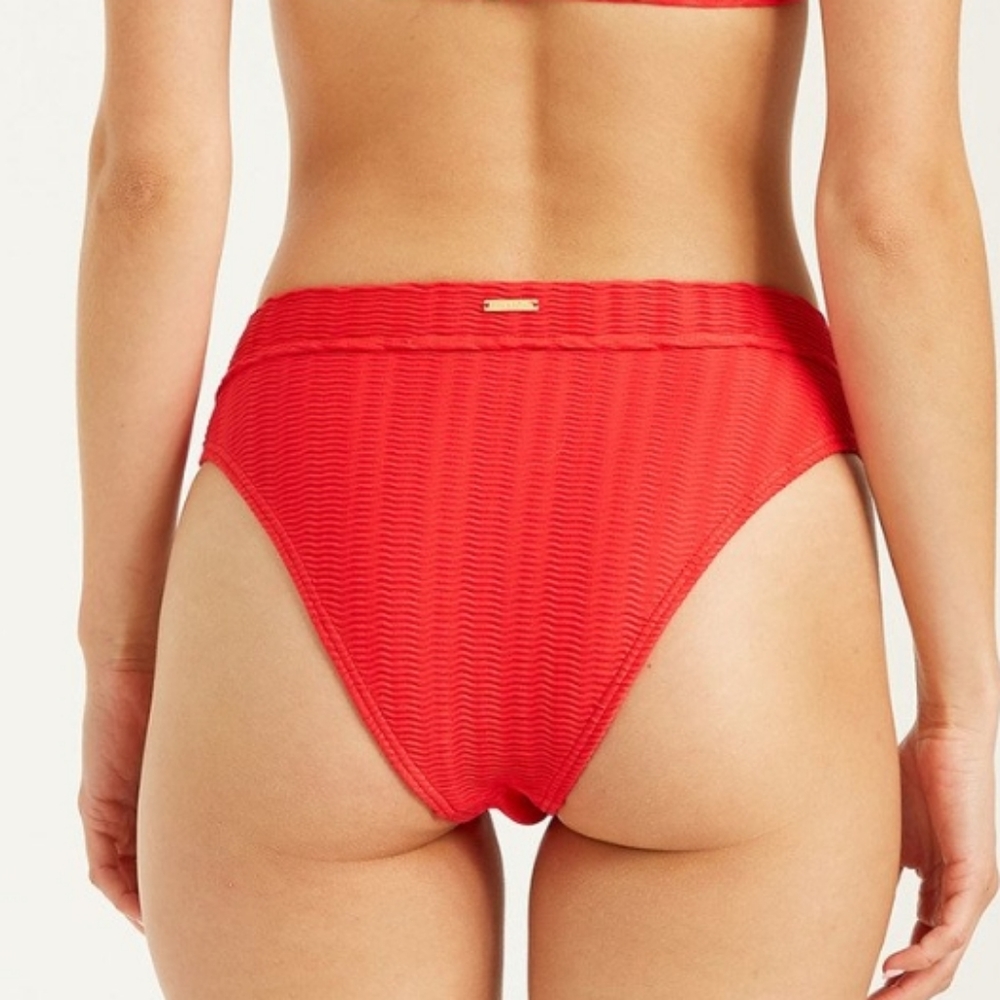 Billabong Wave Trip Maui Rider Bikini Bottoms Red - Picture 11 of 12
